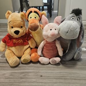 Disney Store Genuine Original Authentic Winnie The Pooh Plush Collection